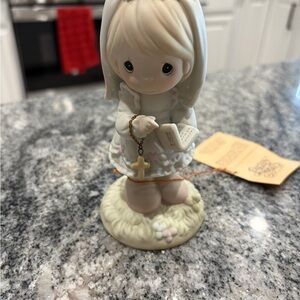 Precious Moments Figurine in White and Cream